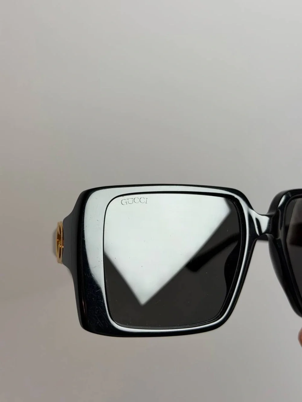 Gucci GG1692S Interlocking GG Logo Black Sunglasses